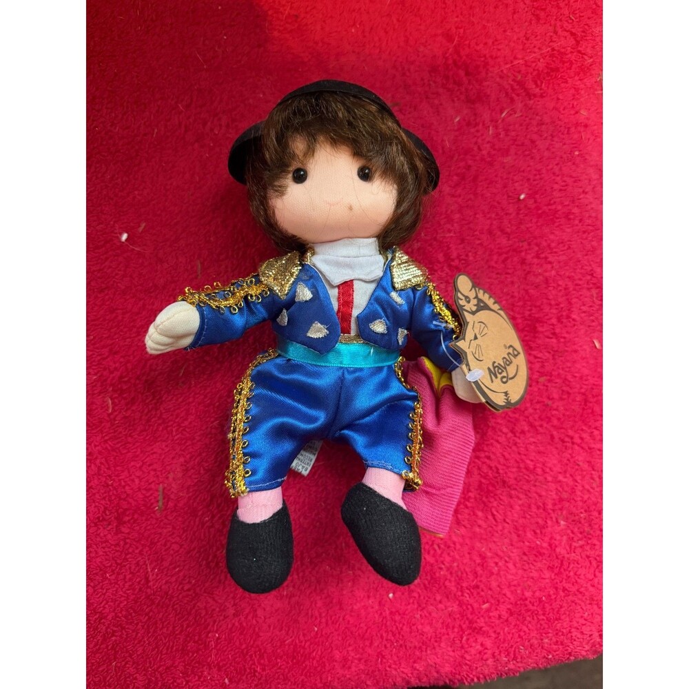 Nayana Spanish Matador Doll Bull Fighter 8 Inches Torero Soft Plush